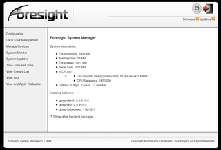 Foresight System Manager
